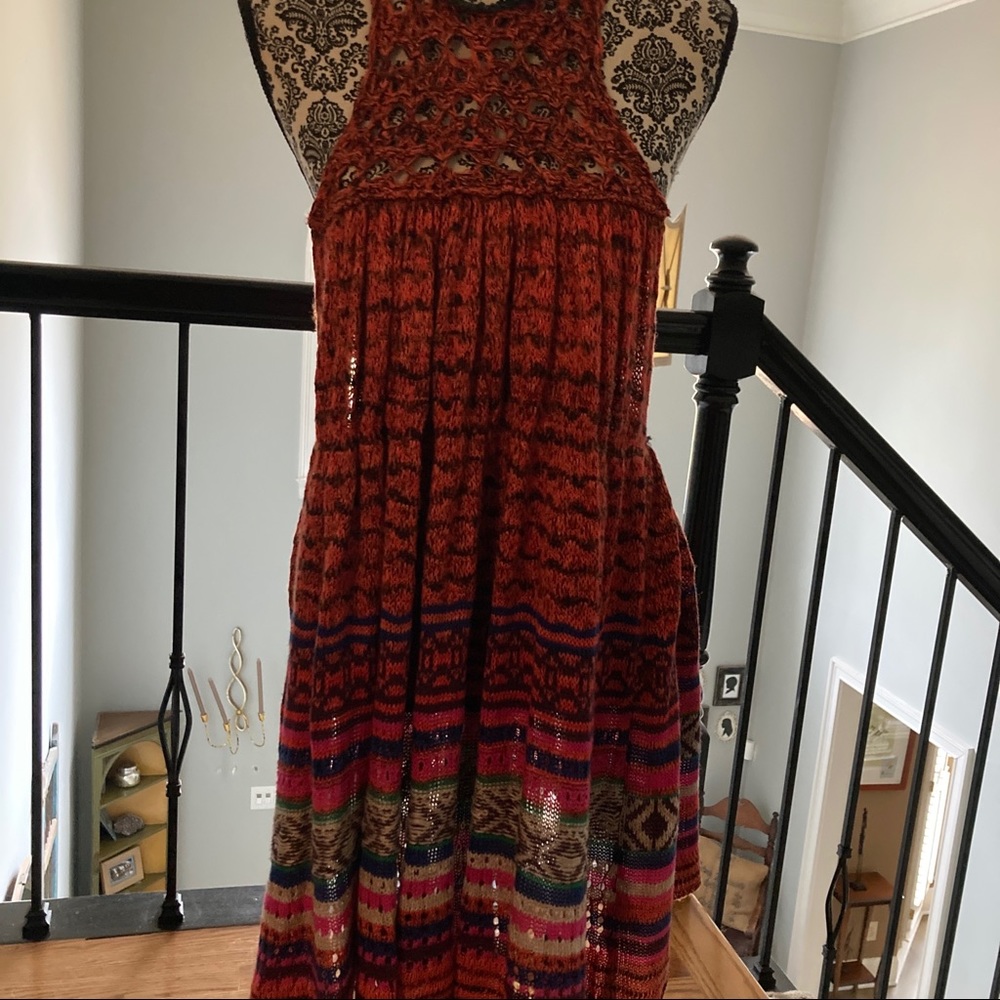 Free People crochet dress